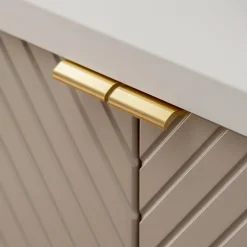 Mobile bagno sospeso 120cm 4 ante beige cashmere Neutry