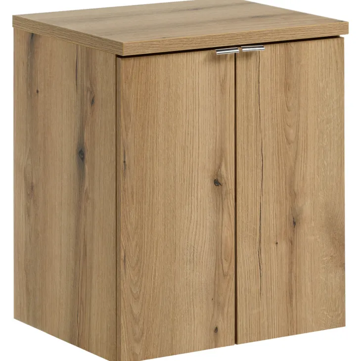 Mobile bagno sospeso 50cm 2 ante rovere Rovery