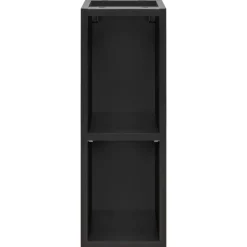 Mobile bagno sospeso 80 cm 2 cassetti 2 vani quercia antracite Limpid