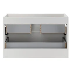 Mobile bagno sospeso 120cm 4 cassetti bianco rovere Speranza