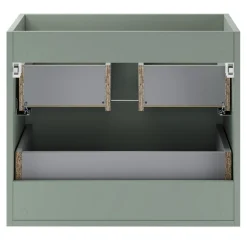 Mobile bagno sospeso 120cm 4 cassetti verde salvia rovere Speranza