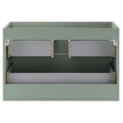 Mobile bagno sospeso 80cm 2 cassetti verde salvia rovere Speranza