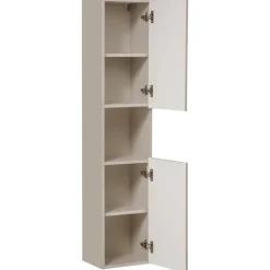Mobile bagno sospeso 60cm con colonna beige cashmere Neutry