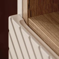 Mobile bagno sospeso 60cm con colonna beige cashmere Neutry