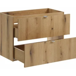 Mobile bagno sospeso 80cm con colonna rovere Rovery