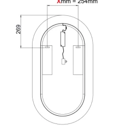 Mobile bagno sospeso 120 cm con 2 lavabi da incasso, 2 specchi e colonna quercia antracite Limpid
