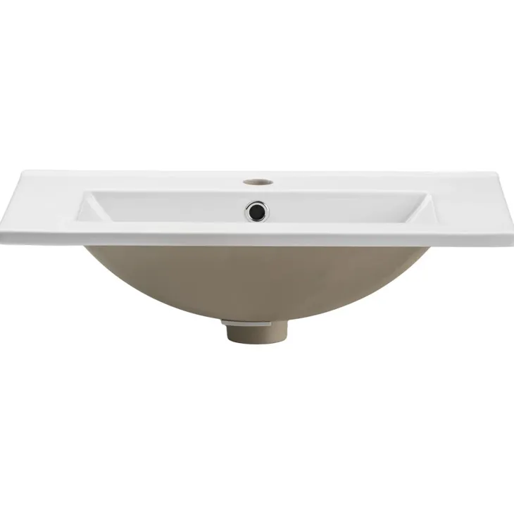 Mobile bagno sospeso 60cm con lavabo 2 cassetti beige cashmere Neutry