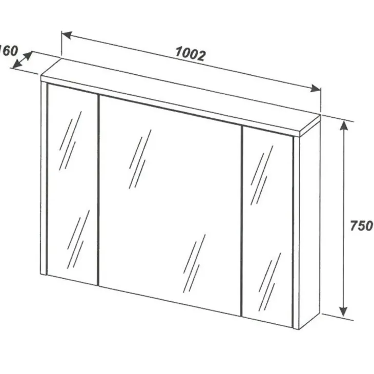 Mobile bagno sospeso 100cm con lavabo, mobile specchio e colonna rovere antracite Stony