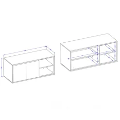 Mobile bagno sospeso 120cm con specchio tortora nero Linda