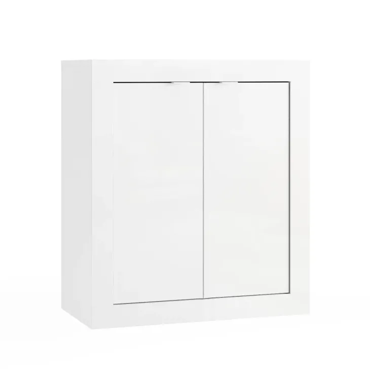 Mobile bagno 70x78h cm 2 ante bianco lucido Turny