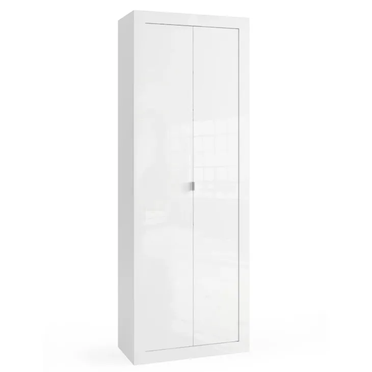Mobile bagno 70x195h cm 2 ante bianco lucido Turny