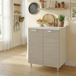 Mobile base cucina 80x86h cm 2 ante rovere olmo Talise