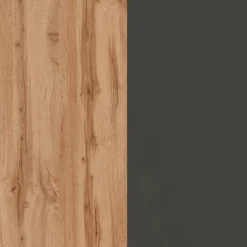 Mobile dispensa cucina 90x90h cm 3 vani antracite piano rovere Gourmet