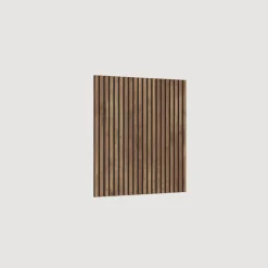 Mobile ingresso sospeso consolle 207x240h cm pannello cannettato beige marrone rovere scuro Sunset Decor 1010
