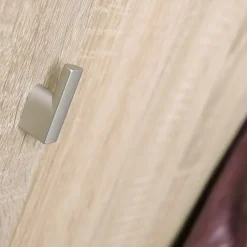 Mobile ingresso 210x203h cm con specchio e appendiabiti rovere sonoma California 4 Gihome®