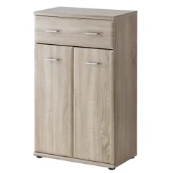 Mobile ingresso 210x203h cm con specchio e appendiabiti rovere sonoma California 4 Gihome®
