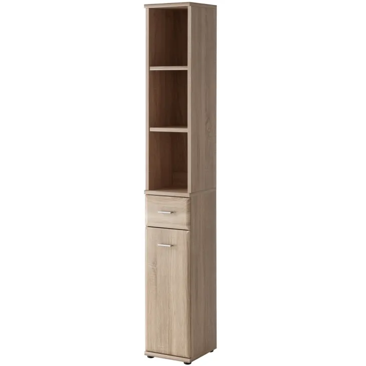 Mobile ingresso 210x203h cm con specchio e appendiabiti rovere sonoma California 4 Gihome®
