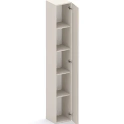 Mobile ingresso 222x220h cm pannello cannettato beige cashmere rovere scuro Sunset Decor 1014