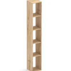 Mobile ingresso 222x240h cm pannello cannettato beige cashmere rovere chiaro Sunset Decor 1017