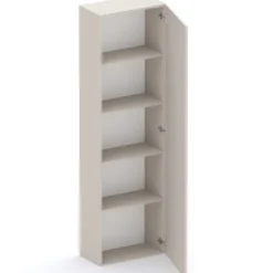 Mobile ingresso 118x180h cm pannello cannettato beige marrone rovere chiaro Sunset Decor 1023