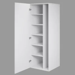 Mobile lavanderia 67x189h cm 1 anta bianco Ordinary