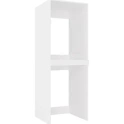 Mobile lavatrice e asciugatrice 64x180h cm bianco Motty