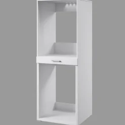Mobile lavatrice e asciugatrice 69x189h cm bianco Ordinary