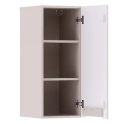 Mobile lavatrice lavanderia 165x180h cm con portabiancheria cannettato beige Cleany