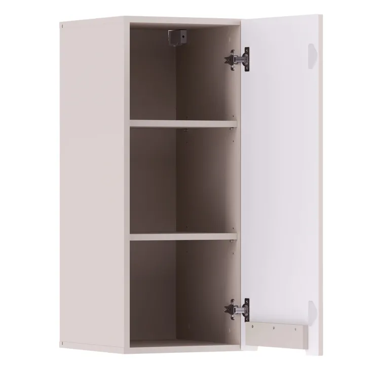 Mobile lavatrice lavanderia 165x180h cm con portabiancheria cannettato beige Cleany