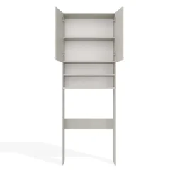 Mobile lavatrice 64x180h cm 2 ante e doppio vano a giorno beige cashmere Motty