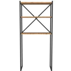 Mobile lavatrice 66x160h cm industrial metallo rovere rustico Loft