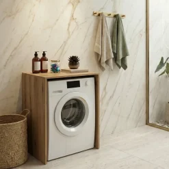 Mobile lavatrice 70x95h cm rovere Cleany