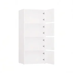 Mobile multiuso ingresso 50x119h cm scarpiera 4 ante bianco Tyler
