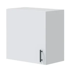 Mobile pensile multiuso 60x60h cm componibile 1 anta bianco lucido Kimera