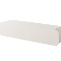 Mobile porta TV sospeso 160x34h cm 2 ante beige cashmere Volia