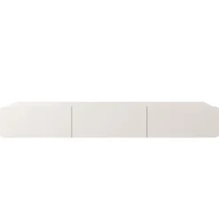 Mobile porta TV sospeso 240x34h cm 3 ante beige cashmere Volia