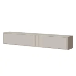 Mobile porta TV sospeso 190x30h cm 2 ante a ribalta beige cashmere Bellagio