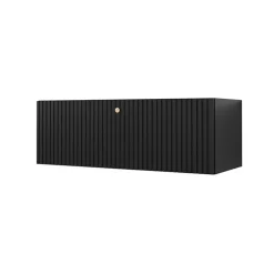 Mobile porta TV sospeso 100x34h cm 1 anta nero Kiruna