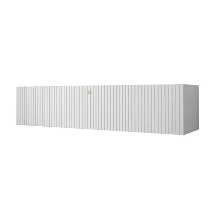Mobile porta TV sospeso 150x34h cm 1 anta bianco Kiruna 4