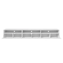 Mobile porta TV sospeso 270x42h cm bianco Emotion Gihome®