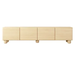 Mobile porta TV 200x47h cm 4 ante a ribalta soggiorno rovere chiaro Mellow
