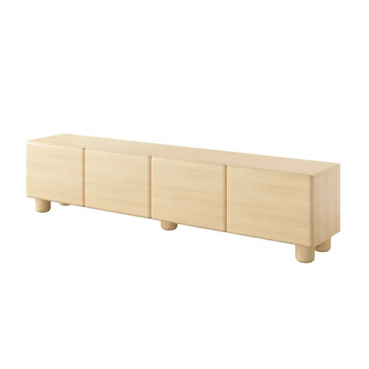 Mobile porta TV 200x47h cm 4 ante a ribalta soggiorno rovere chiaro Mellow