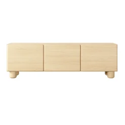 Mobile porta TV 150x47h cm 3 ante a ribalta soggiorno rovere chiaro Mellow