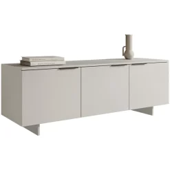Mobile porta TV 150x55h cm 3 ante beige cashmere Stone