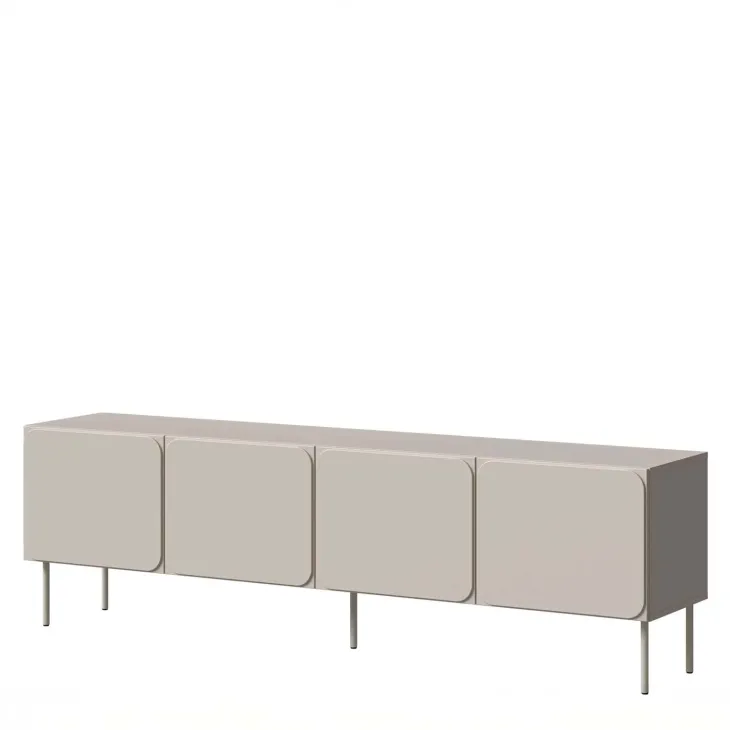 Mobile porta tv 200x61h cm 4 ante beige cashmere Maya