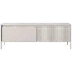 Mobile porta TV 154x54h cm 2 ante beige cannettato Ciar