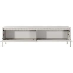 Mobile porta TV 187x54h cm 2 ante beige cannettato Ciar