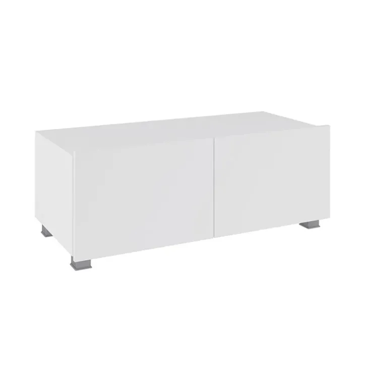 Mobile porta TV 100x37h cm 2 ante bianco lucido Mons