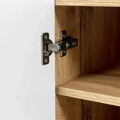 Mobile porta TV 201x52h cm 4 ante cannettato quercia Essence