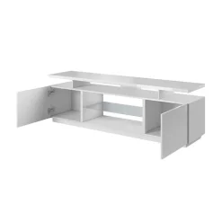 Mobile porta TV 180x56h cm bianco lucido Blackburn